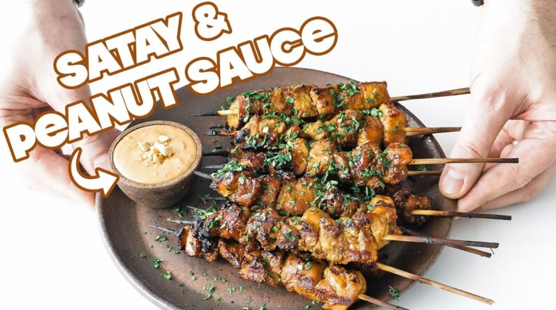 Amazing Chicken Satay Recipe with Thai-Style Peanut Sauce