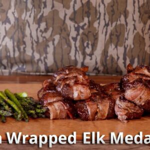 Bacon Wrapped Elk Medallions