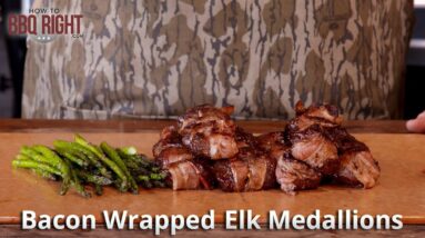 Bacon Wrapped Elk Medallions