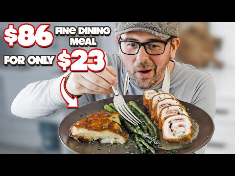 Cordon Bleu: Feeding My Family a GOURMET Meal with Only $25