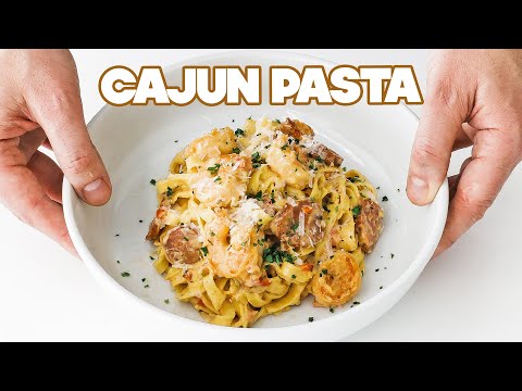 Creamy Cajun Shrimp Pasta Recipe