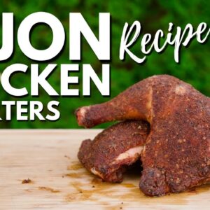 Dijon Chicken Recipe - BBQ Smoked Chicken Quarters on a Kettle Grill