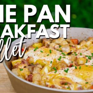 Easy One Pan Breakfast Skillet Recipe - Cast Iron Breakfast Skillet BBQ