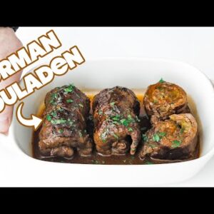 German Beef Rouladen Recipe + Homemade Spaetzle