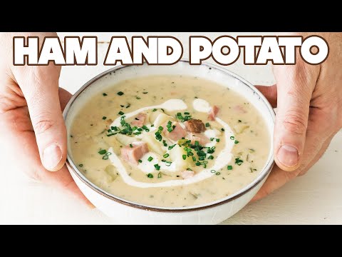 Homemade Ham and Potato Soup Recipe