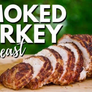 Smoked Turkey Breast Recipe - How to BBQ Turkey Breast EASY
