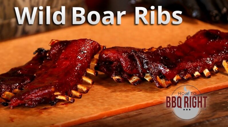 Smoked Wild Boar Ribs