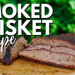 How To Smoke A Brisket Flat - Smoked Brisket On A Charcoal Kettle Grill EASY