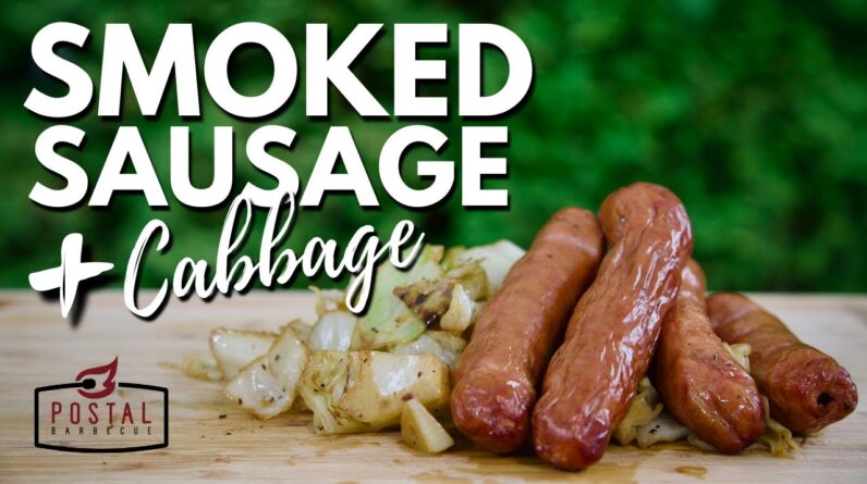 Smoked Sausage and Cabbage Recipe - How to Smoke Sausage in the Pit Barrel Cooker
