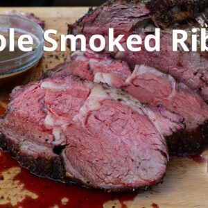Whole Smoked Ribeye Recipe