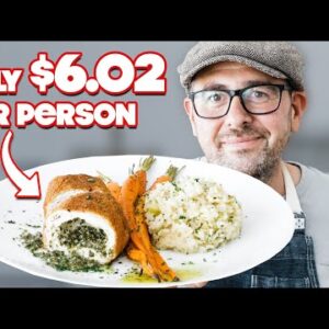 Feeding My Whole Family a Gourmet Chicken Kiev Meal for under $25 TOTAL