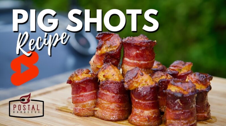 Pig Shots Recipe - How to Make Pig Shots on the BBQ #shorts