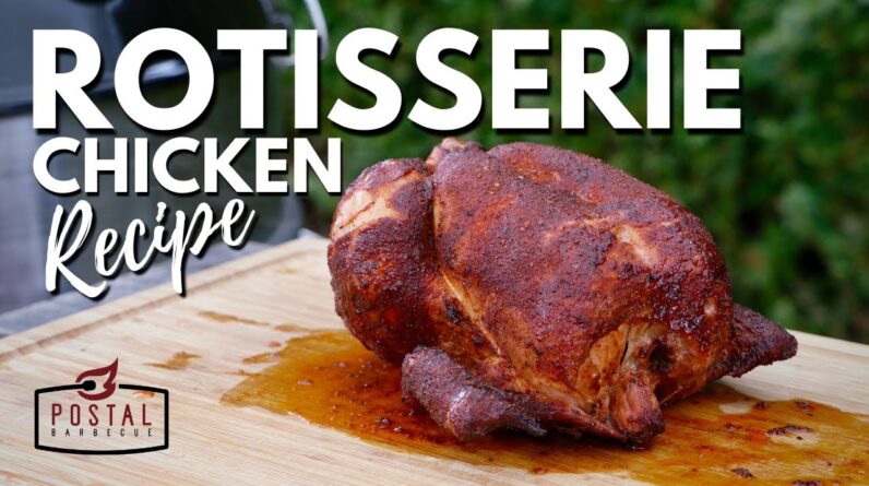 How to make Rotisserie Chicken - Homemade BBQ Rotisserie Chicken Recipe
