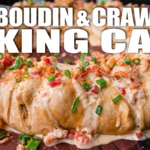 Spicy & Delicious Crawfish & Boudin King Cake