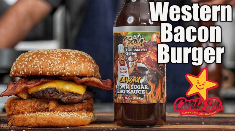 Carl's Jr Western Bacon Cheeseburger | Copycat Recipe