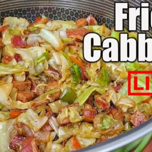 Easy and Delicious Fried Cabbage | LIVE w/AB
