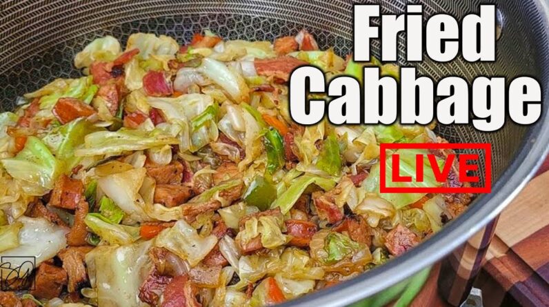 Easy and Delicious Fried Cabbage | LIVE w/AB