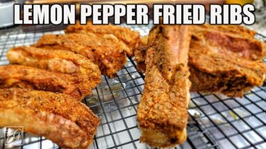 How to Make the BEST Lemon Pepper Fried Ribs!