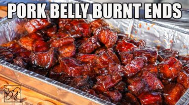 Mouthwatering Pork Belly Burnt Ends