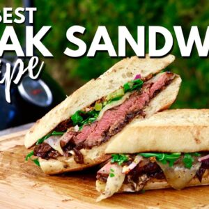 The Best Grilled Steak Sandwich - Easy Steak Sandwich Recipe