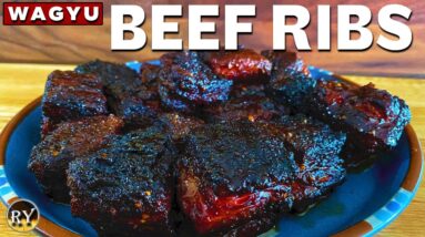 Boneless Wagyu Beef Rib Burnt Ends Smoked On The Pit Barrel Cooker