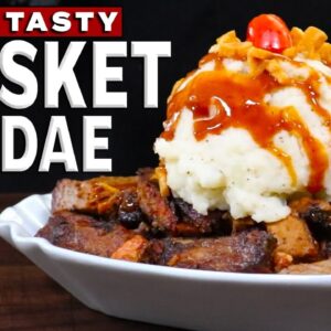 BRISKET 'SUNDAE' - A Fun & Tasty Way To Serve Brisket & Mashed Potatoes