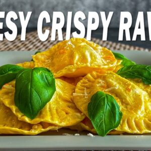 Cheesy Crispy Ravioli