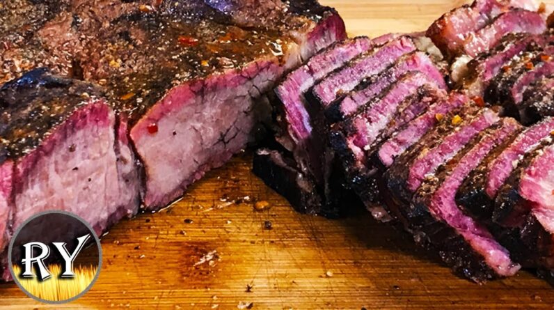 Chuck Roast For Slicing Smoked On The Weber Kettle