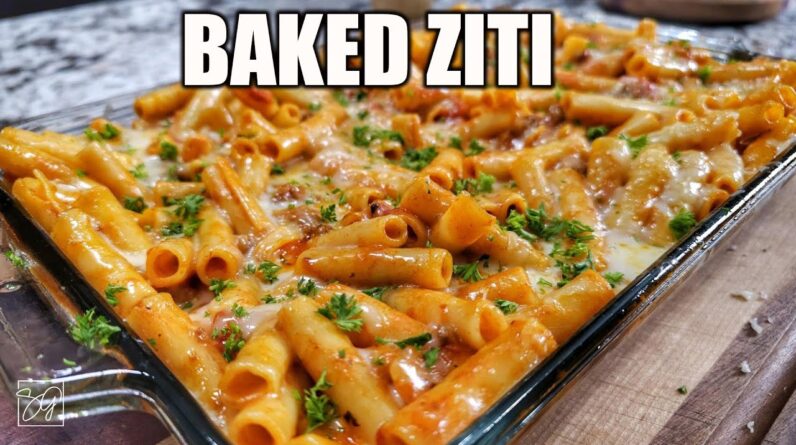 Delicious Baked Ziti - Try it tonight!