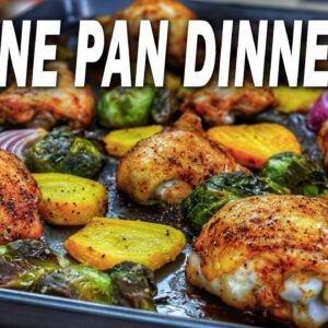 Easy. Tasty. Less Mess. The Classic One Pan Chicken Dinner.