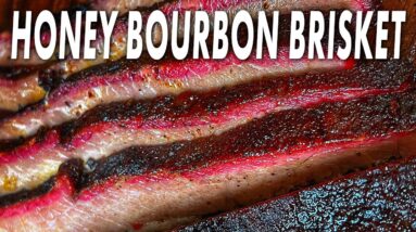 Honey Bourbon BRISKET Smoked On The Pellet Grill