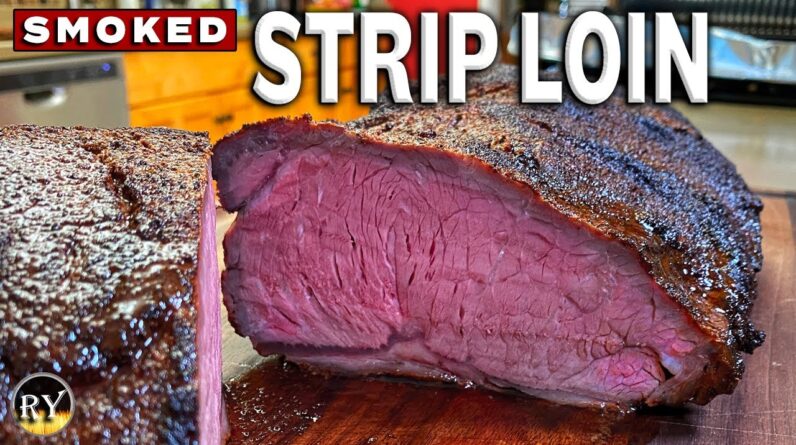 New York STRIP LOIN ROAST Smoked On The Hunsaker Vortex Drum Smoker