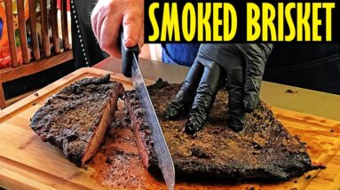 Smoked Brisket On The Oklahoma Joe's Highland - An Overnight Cook