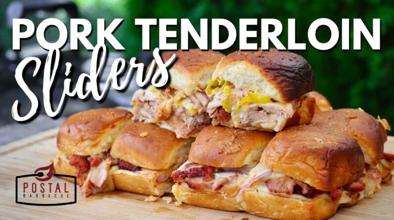 Smoked Pork Tenderloin Sliders - Pork Sliders Recipe