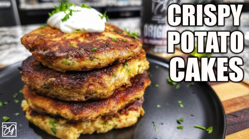 Perfectly Crispy Loaded Potato Cakes