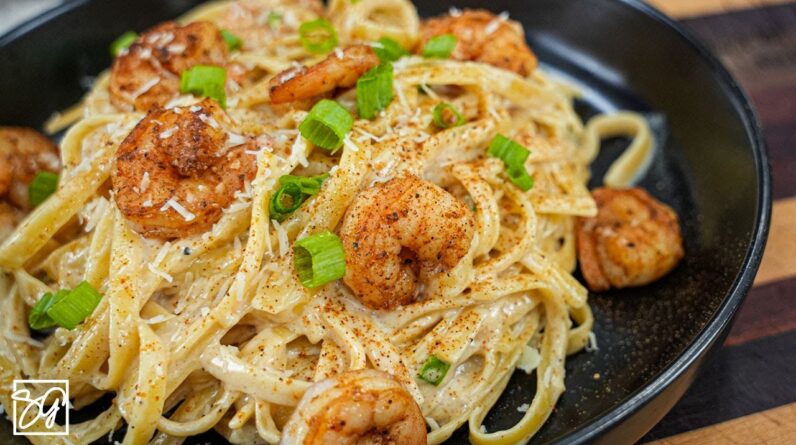 Satisfy Your Cravings: Cajun Shrimp Alfredo with @MrMakeItHappen
