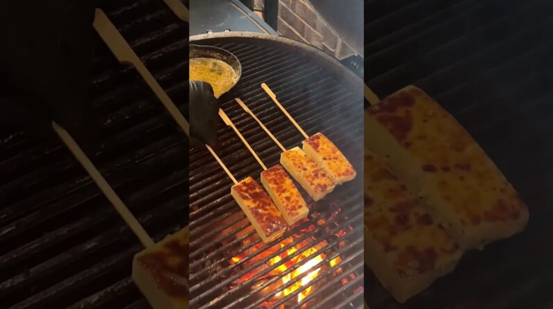 can you grill cheese over an open flame without melting it?