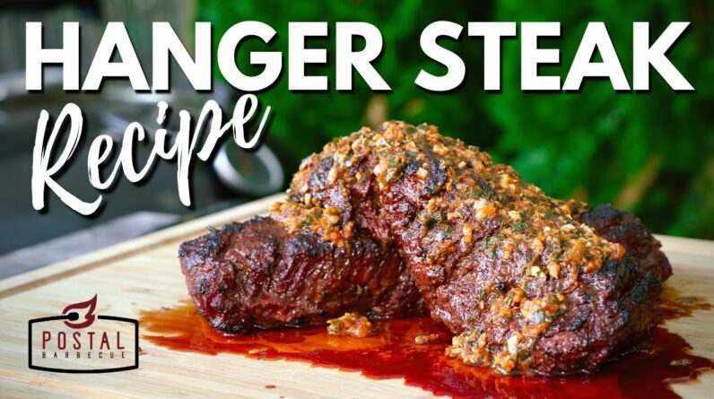 Grilled Hanger Steak Recipe with Cowboy Butter!