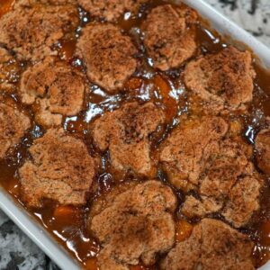 Grandma's Thanksgiving Peach Cobbler Recipe