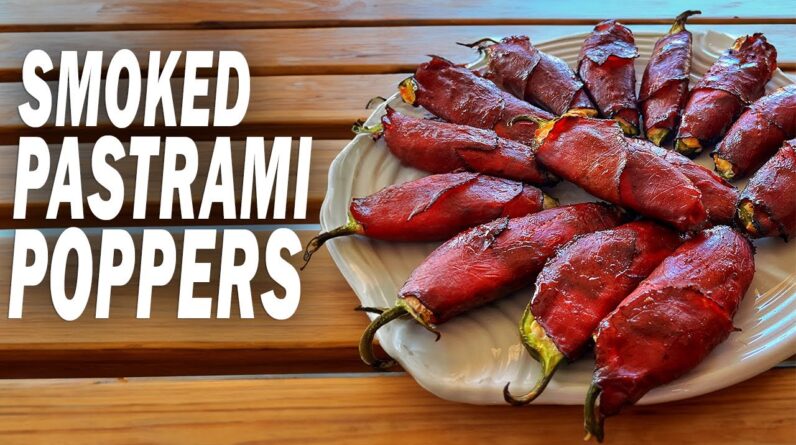 Jalapeno Poppers Wrapped With Pastrami