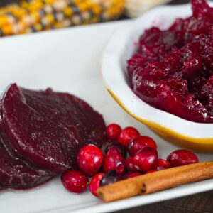 Traditional Cranberry Sauce VS Canned Cranberry Sauce