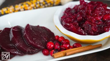 Traditional Cranberry Sauce VS Canned Cranberry Sauce