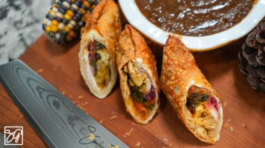 Transform your Thanksgiving Leftovers into Mouthwatering Eggrolls!