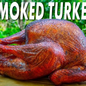 Turkey Smoked For Thanksgiving - And A Special Blooper Surprise