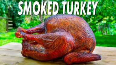 Turkey Smoked For Thanksgiving - And A Special Blooper Surprise