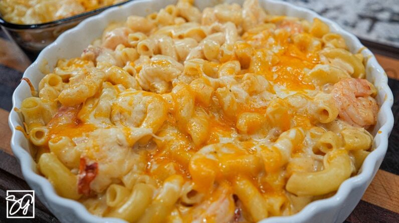 The BEST Seafood Mac and Cheese