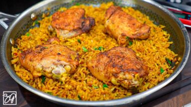 Budget Friendly One Pot Chicken and Yellow Rice