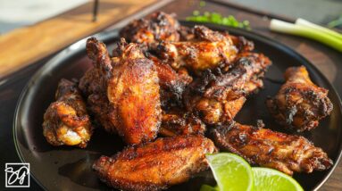 Jerk Chicken Wings from my NEW Cookbook!