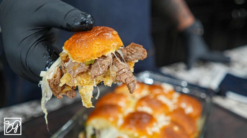 You MUST Try These Cheesesteak Sliders!