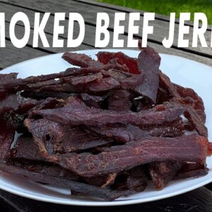 Beef Jerky Smoked On The Grill